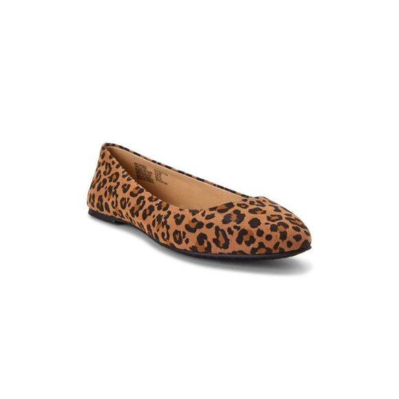 Women’s Leopard Memory Foam Balet Flats - Picture 1 of 7